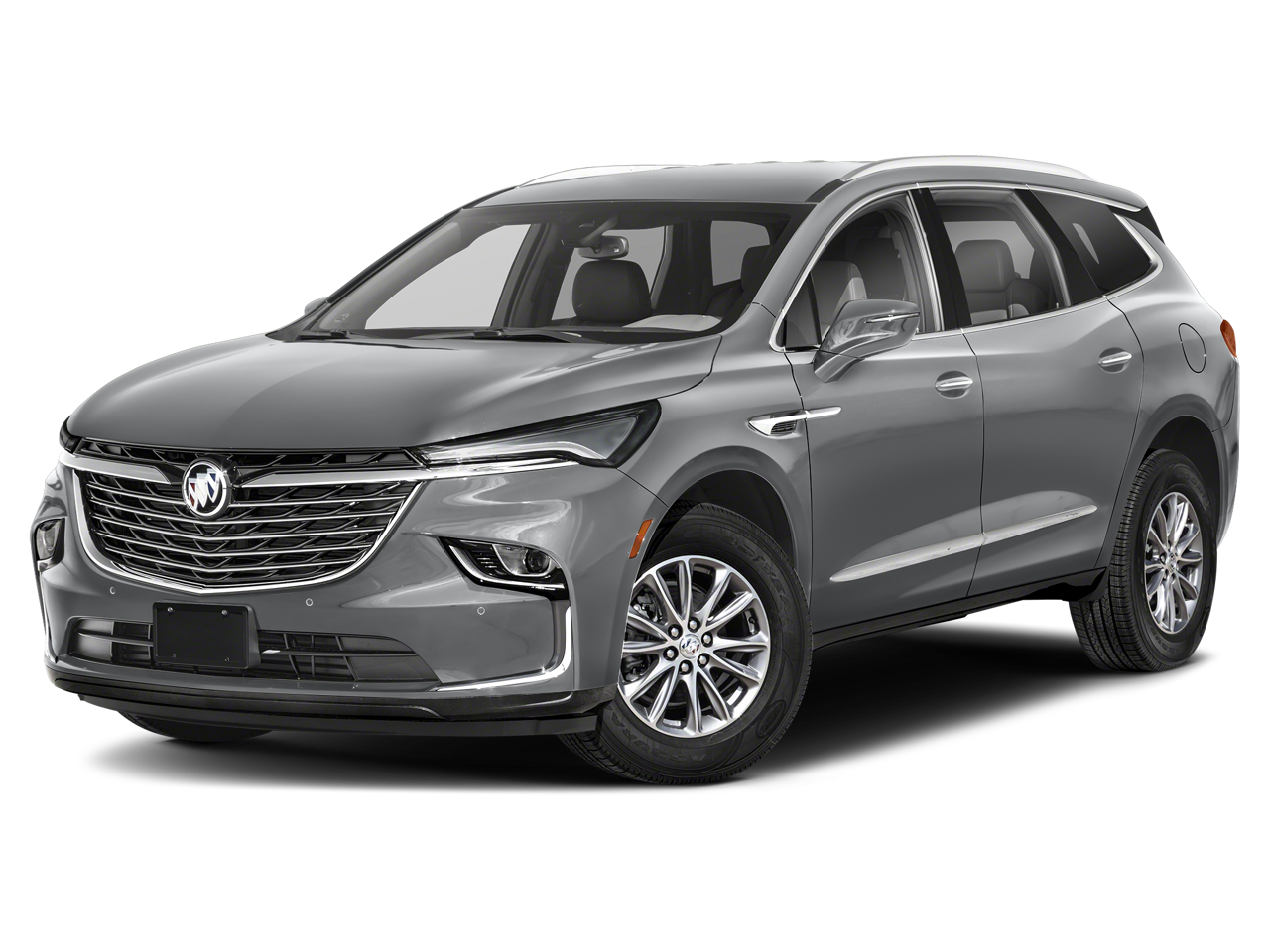 2024 Buick Enclave Essence in Ebony Twilight Metallic — front three-quarter view