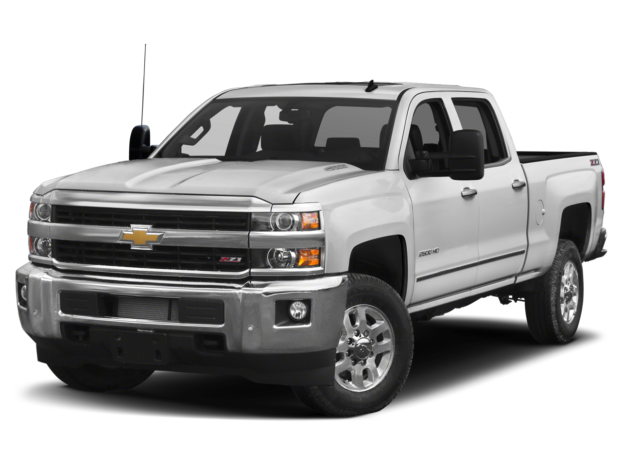 2015 Chevrolet Silverado 2500 HD LTZ in Black — front three-quarter view